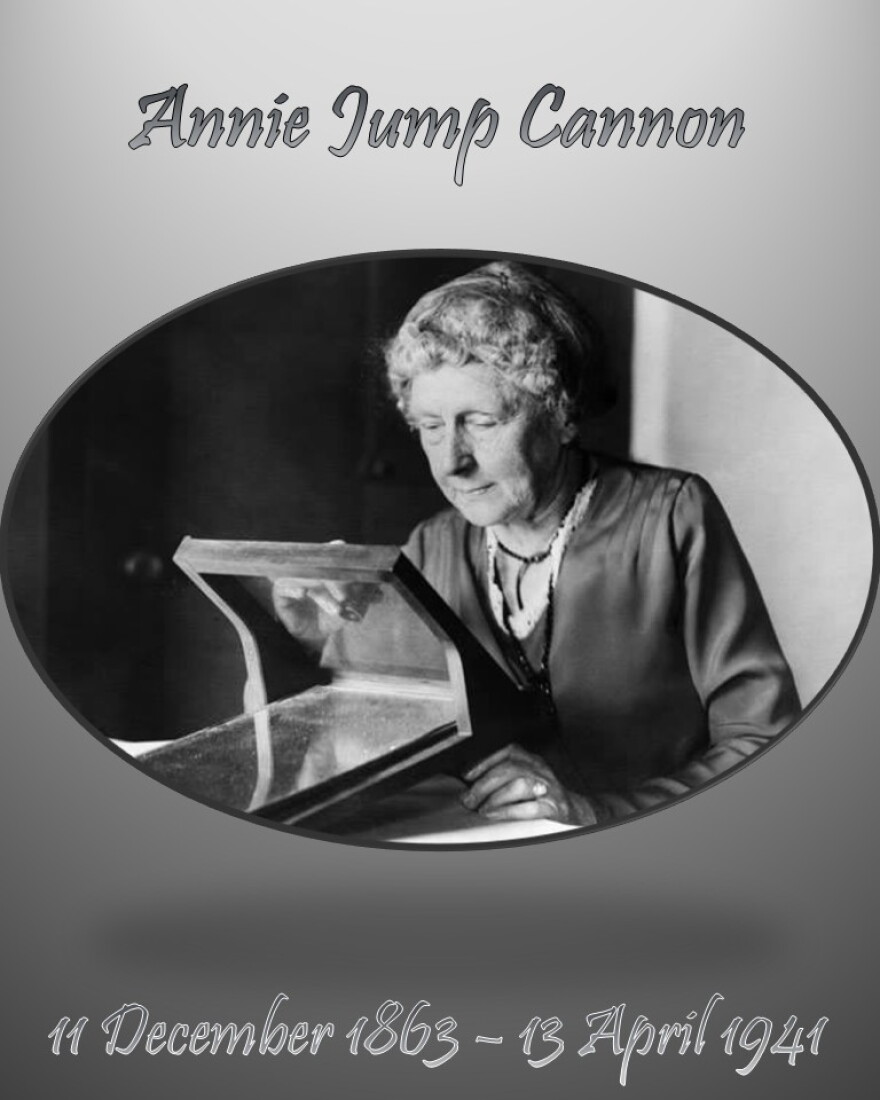 Annie Jump Cannon was an American astronomer whose work was instrumental in the development of contemporary stellar classification.