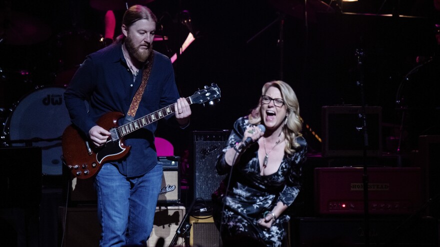 Derek Trucks and Susan Tedeschi perform at Love Rocks NYC! on March 12, 2020, in New York.