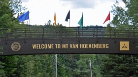 Entrance sign at Mt. Van Hoevenberg