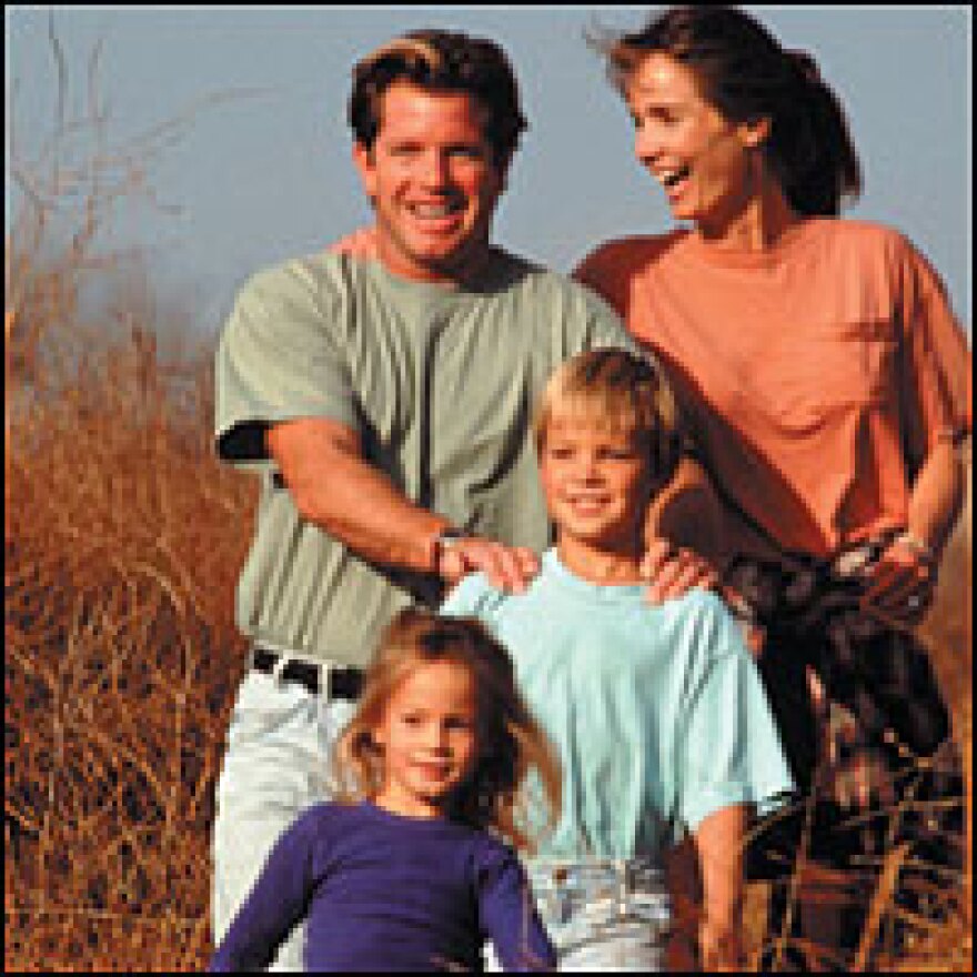 The perfect family? The book raises a few objections.