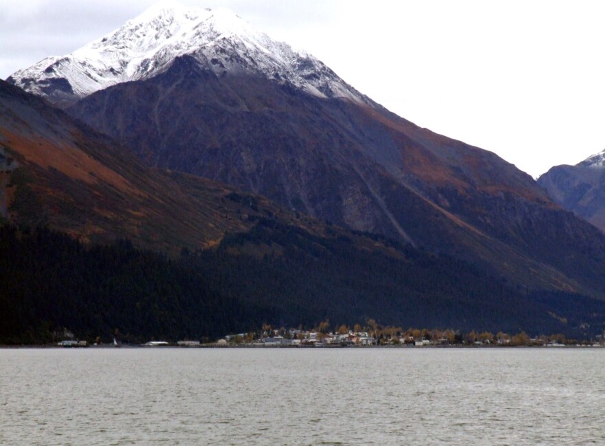 Mount Marathon looms over Seward (Flickr photo by Travis S.)