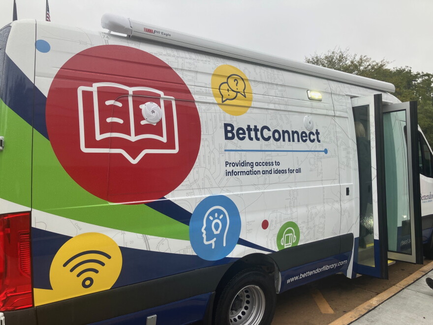The $238,000 BettConnect outreach vehicle was paid from several sources, in a 2024 fundraising campaign led by the library foundation.