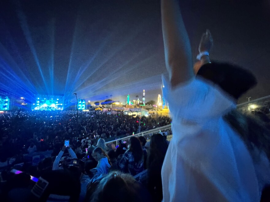 Marshmello played the Ventura County Fair on Thursday