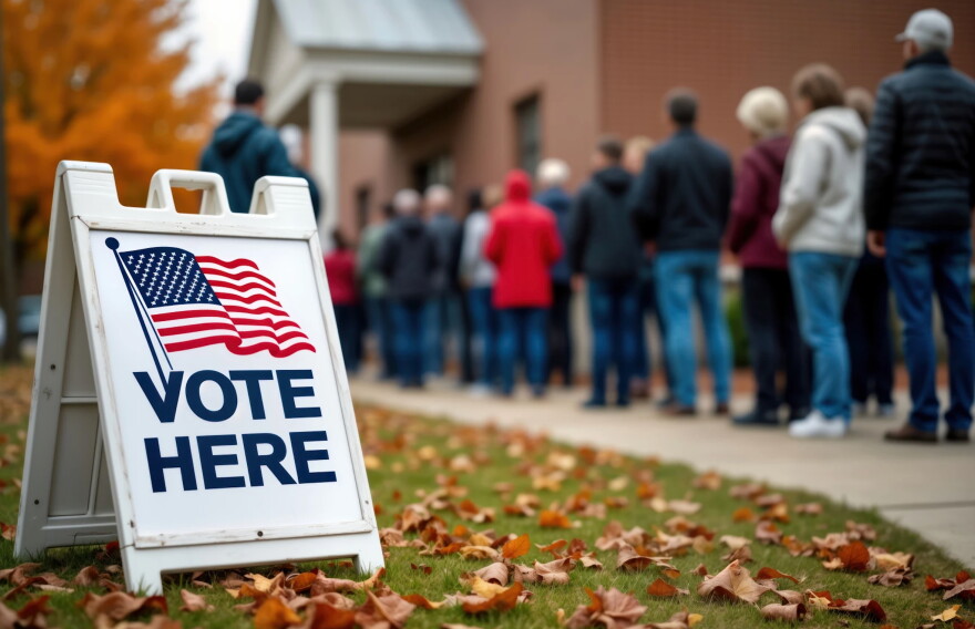 long voting line