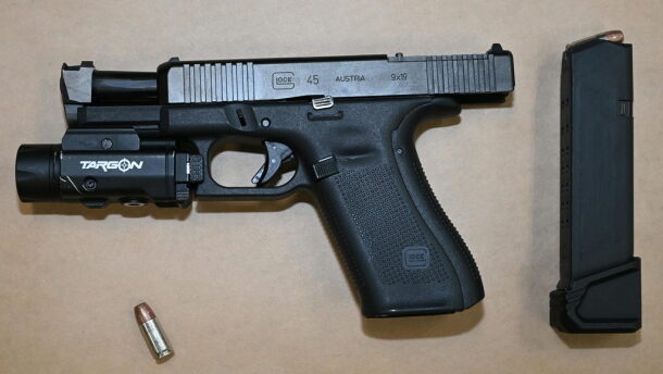 This is the gun authorities say was found inside a locker at North High School last week