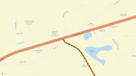 Map showing intersection of US-41 and M-35