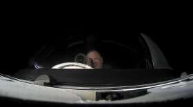 Chris Sembroski snaps photos from SpaceX's Crew Dragon during the Inspration4 mission. Photo: SpaceX
