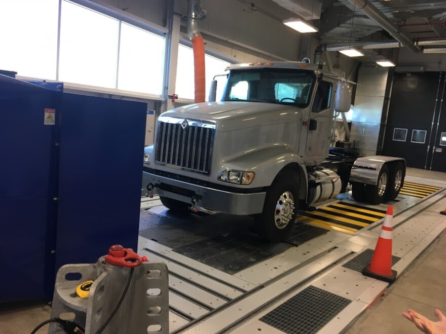 Photo of truck at EPA.