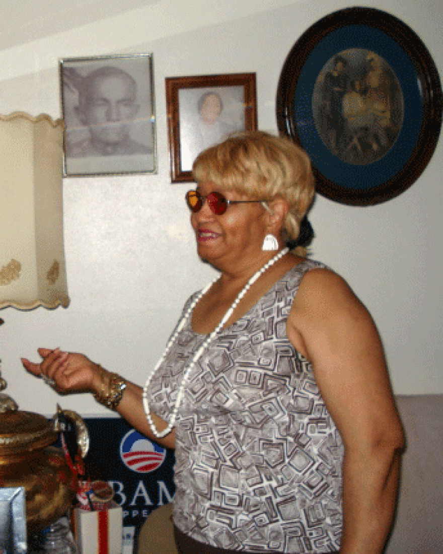 St. Louisan Ruby Sain in her home.