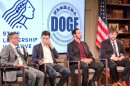 Eric Soskin, director of Florida’s DOGE task force, spoke at the event, which was hosted by State Leadership Initiative