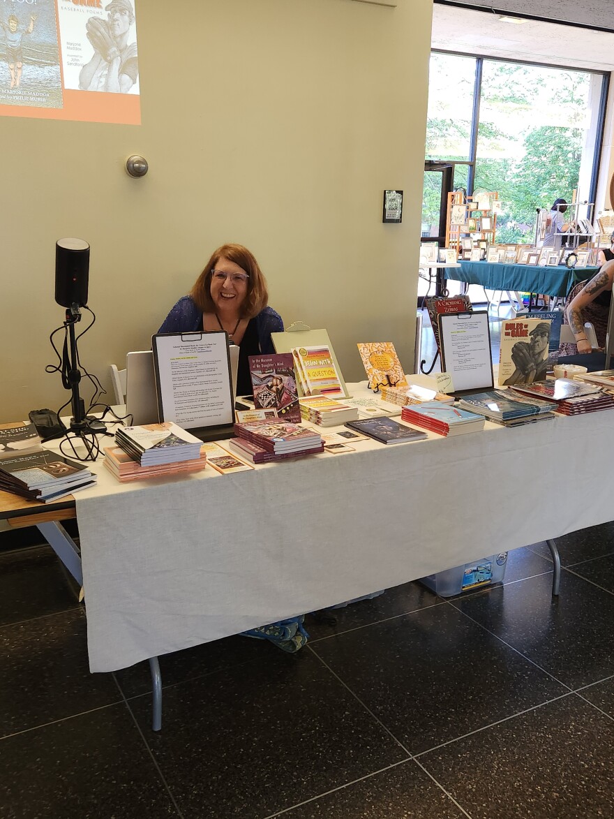 Books for sale at 2024's Storytellers Book Fair.