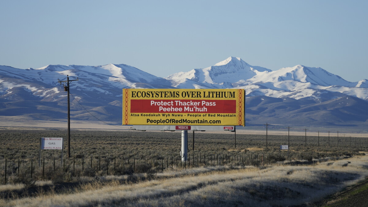 Conservationists and tribes urge US appeals court to block Biden-backed Nevada lithium mine - Vimarsana News
