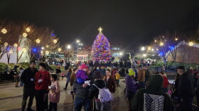 Several hundred people filled the streets of downtown Lewiston, Maine on Saturday Dec. 2, 2023 for a traditional holiday festival. It's been nearly six weeks since a mass shooting in the city left 18 dead and 13 injured. While some see these celebrations as a way to lift each other's spirits, others are still processing trauma and grief.