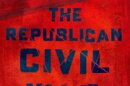Red and black cover of a book with the title “The Republican Civil War: What Liz Cheney’s Wyoming Tells Us About a Divided Right.”