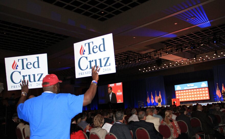 In field with many candidates promising a strong stance on illegal immigration, John King believes Sen. Ted Cruz is the only true conservative in the Republican presidential primary. Securing the border is the most important issue to the 48-year-old African-American from Naples. Even when many Republican presidential candidates, like Donald Trump, have promised a strong immigration policy, King believes Cruz is the best choice. Photo: Ariella Phillips/WUFT News