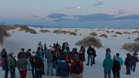 White Sands Full Moon visit