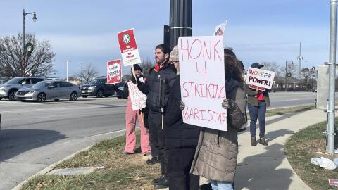 Workers at Columbus-area Starbucks went on strike to protest unfair labor practices by their employer.