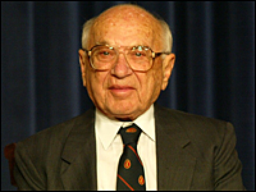 Milton Friedman, shown at a White House event in 2002 that was held in his honor, died Nov. 16, 2006, at the age of 94.