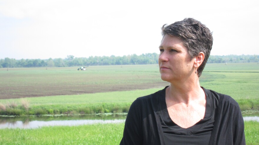 Landowner Julia Trigg Crawford on her family farm in Northeast Texas along the Oklahoma border. Crawford was one of several landowners who clashed with TransCanada over its use of eminent domain to route the Keystone XL pipeline through private land.
