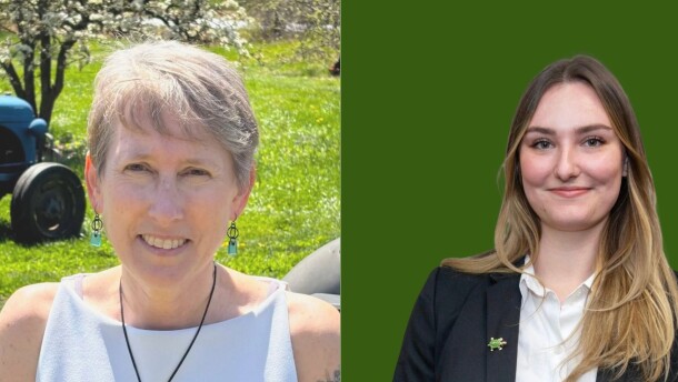 From left, Greenfield City Councilor Lora Wondolowski and Corrine Coryat, a WNEU law student and former chief of staff to Rep. Natalie Blais, who resigned earlier this year. Wondolowski and Coryat are vying for the 1st Franklin District seat which remains empty after Blais departure.
