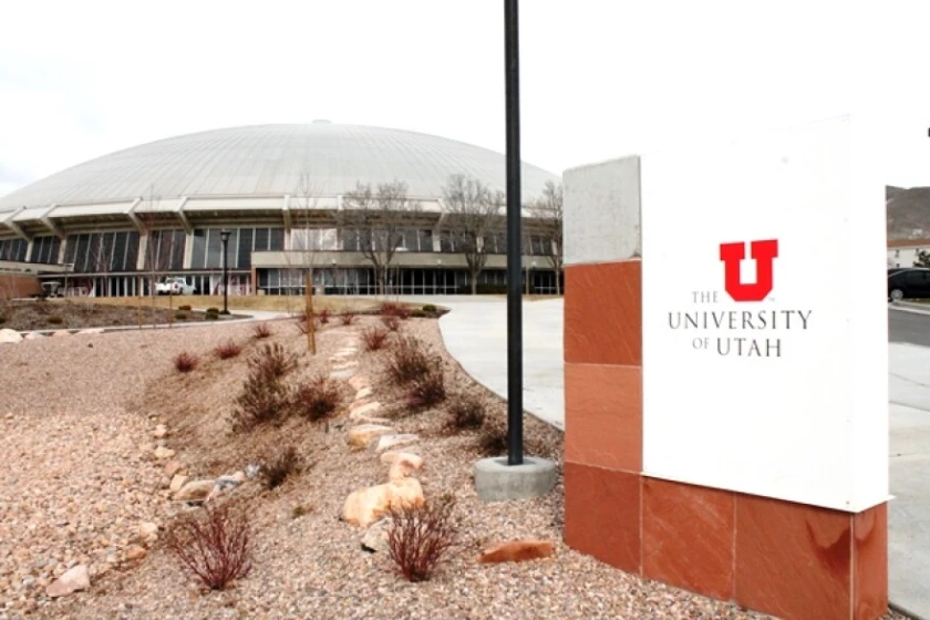 University of Utah sign on campus