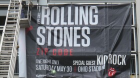 Banner installed at Ohio Stadium