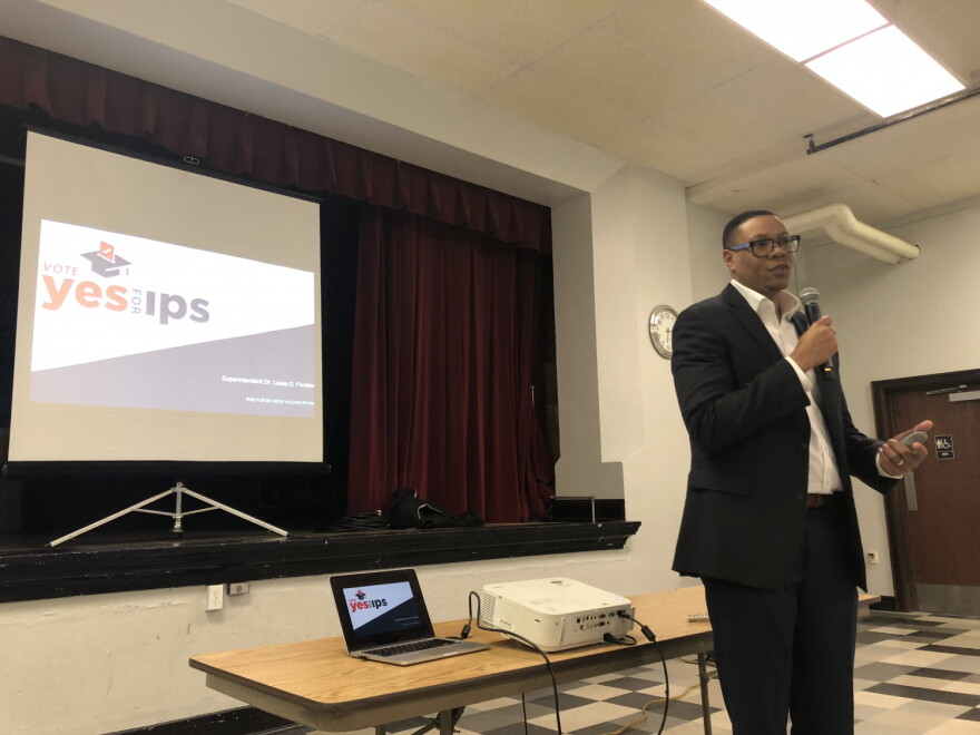IPS Superintendent Lewis Ferebee told the group assembled that the district will struggle if the referendums don’t pass.