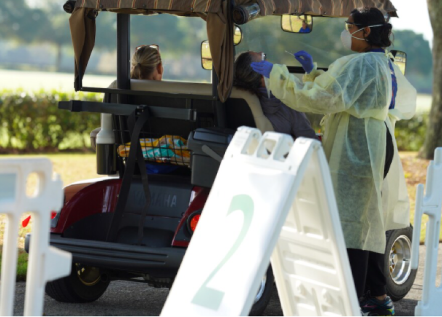 Florida will be able to use the data to decide how to allocate resources like mobile testing clinics. (photo: University of Florida Health)