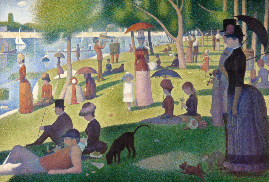 A Sunday on La Grande Jatte, Georges Seurat, 1884