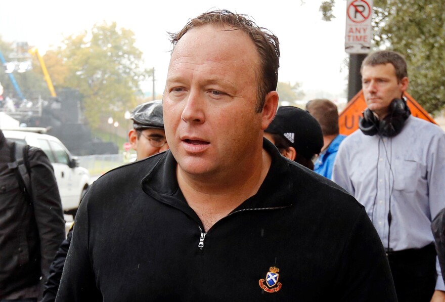 Conspiracy theorist Alex Jones has been banned from multiple social media platforms in the past few weeks.