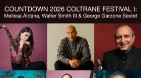 The Melissa Aldana, Walter Smith III and George Garzone Sextet performs at the 13th annual Coltrane Festival at Smoke Jazz Club from Dec. 10-14