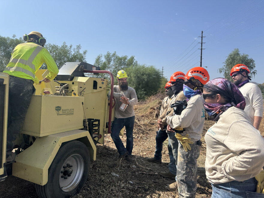 Urban forestry training class put on by Unlimited Potential