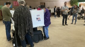 Voters cast ballots in Canal Winchester in Franklin County on Nov. 8, 2022.