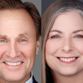 Mike Schultz (left) and Fran Johnson (right)