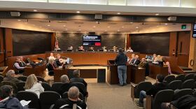 Chico City Council listens to a resident during public comment on Jan. 16, 2024.