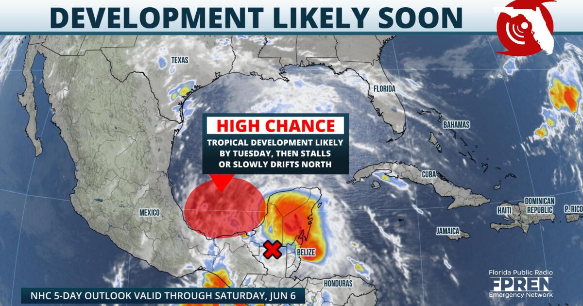 Tropical Development Possible in the Gulf of Mexico This Week | WUSF