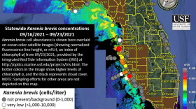 Friday red tide map