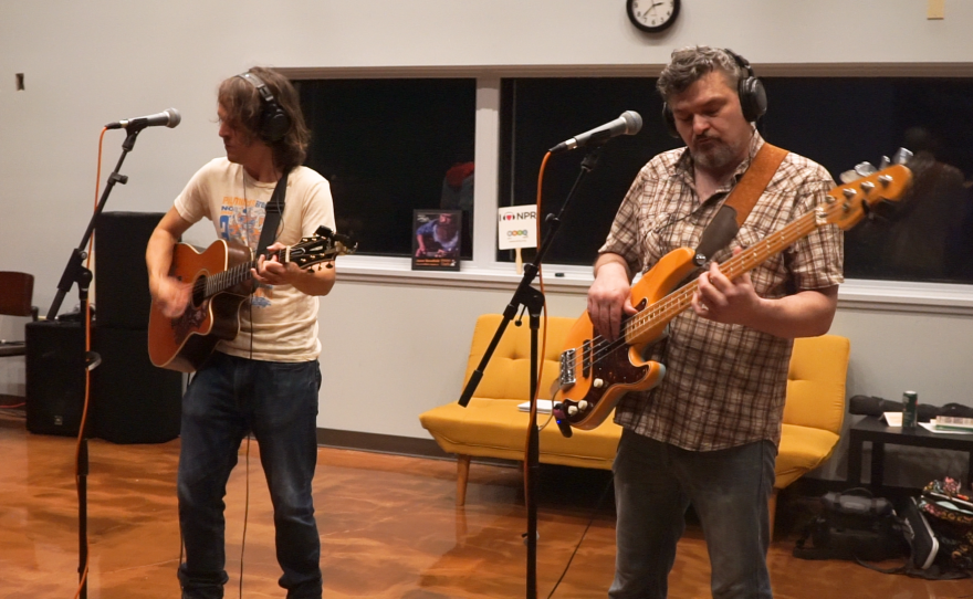 King of the Demons performing live in WNIJ's Studio A