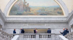 The interior of the Utah State Capitol leading to the House of Representatives on the first day of the 2025 Utah legislative session in Salt Lake City, Jan. 21, 2025.