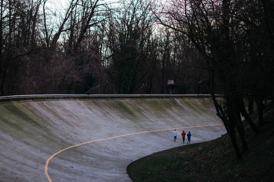 The attempt to break the two-hour marathon was staged on a Formula One racetrack in Monza, Italy.