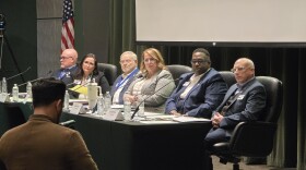 The Broken Arrow City Council hears public comment on a proposed mosque during a special meeting on January 12, 2026.