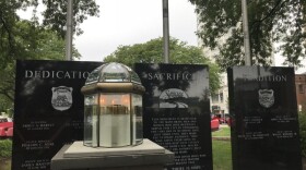 A 9/11 ceremony at Foreman Park in Syracuse in 2020. 