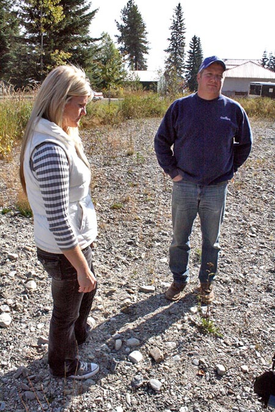 Chantell and Mike Sackett of Priest River, Idaho, were ordered to halt work on their home because the EPA says the plot is part of a wetland.