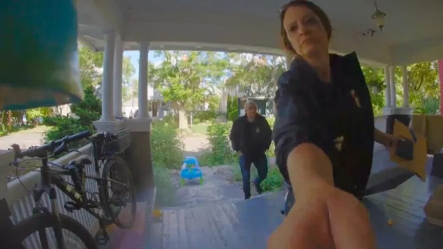 Federal agents come to David Streever's home to deliver an official warning.