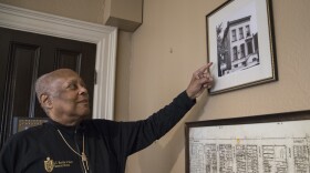 J.C. Battle III points to the building at 838 West 7th Street in the West End where his grandfather and father ran their funeral home. As urban renewal rolled through the neighborhood, the Battles were forced to reestablish their business in Avondale.