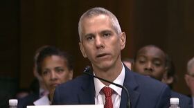 Former Rep. Anthony Brindisi speaks during a hearing before the Senate Judiciary Committee on September 25, 2024. Brindisi has been nominated as a federal District Court Judge for New York's Northern District.