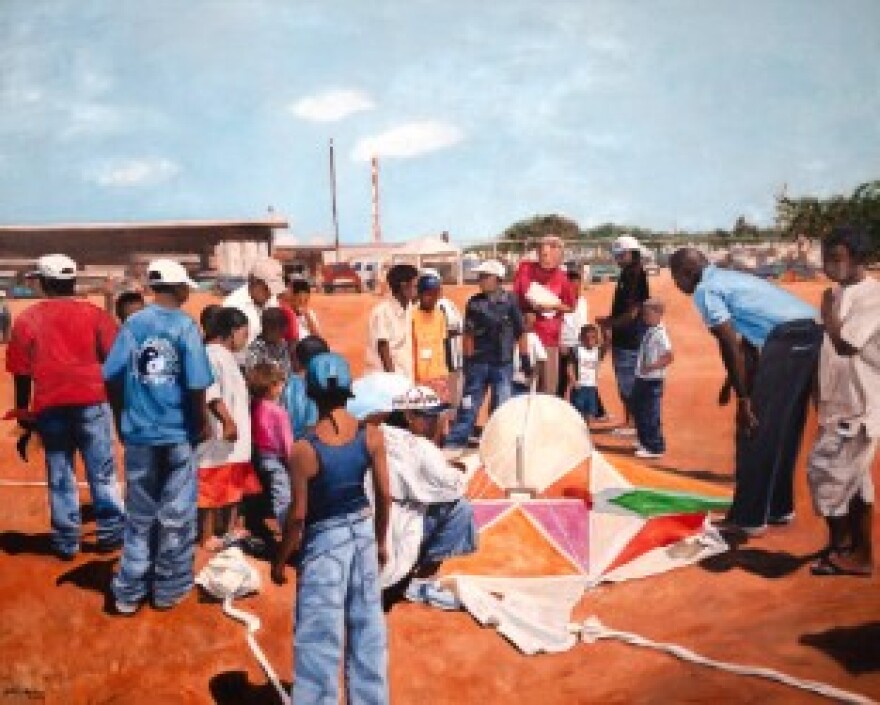 The artwork of Karen Shiman, a retrospective art show at the Decatur Area Arts Council.