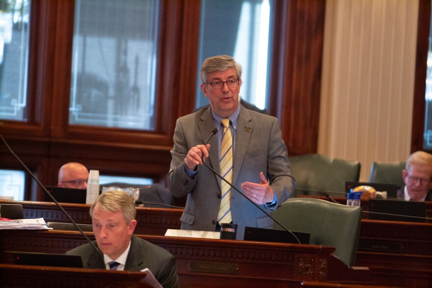 State Rep. Dan Ugaste, R-Geneva, is pictured on the House floor.