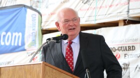 Democratic State Senator Bill Montford, shown here at a press conference in Gadsden County this week, is among those who want to see a statewide database of substitute teachers instituted in Florida. 