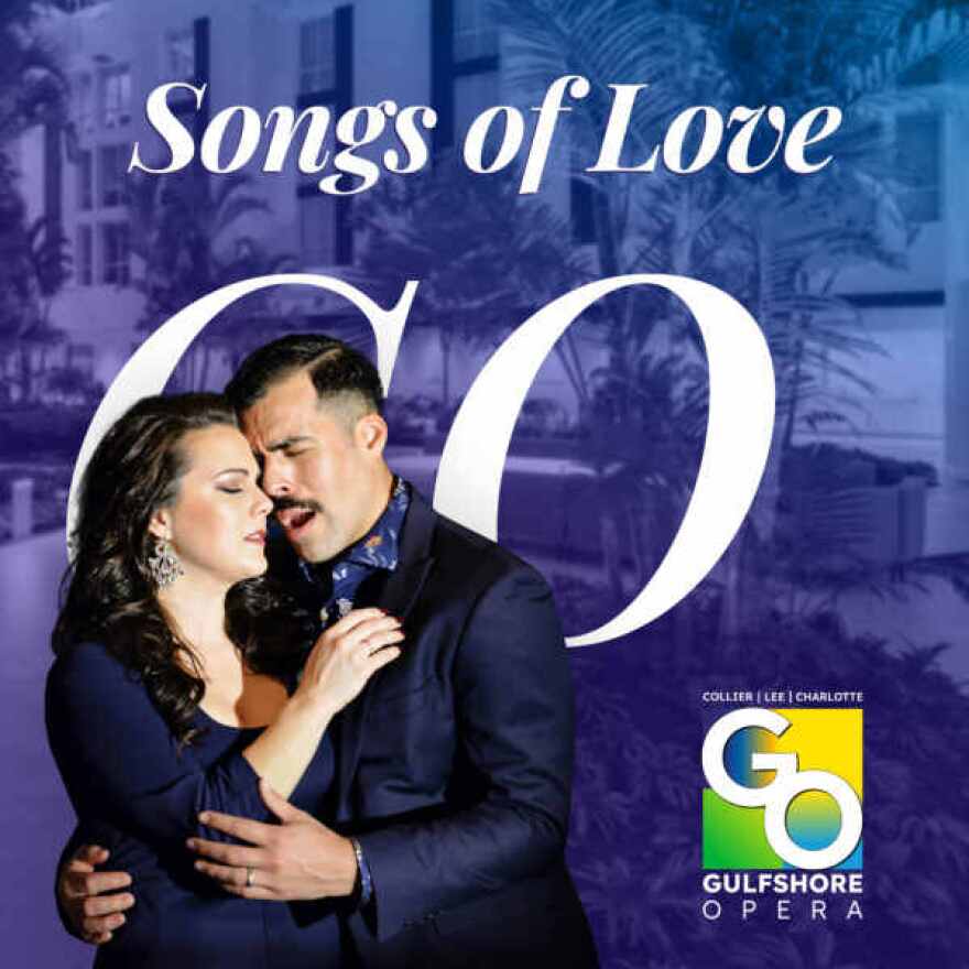 Gulfshore Opera Graphic for 'Songs of Love'
